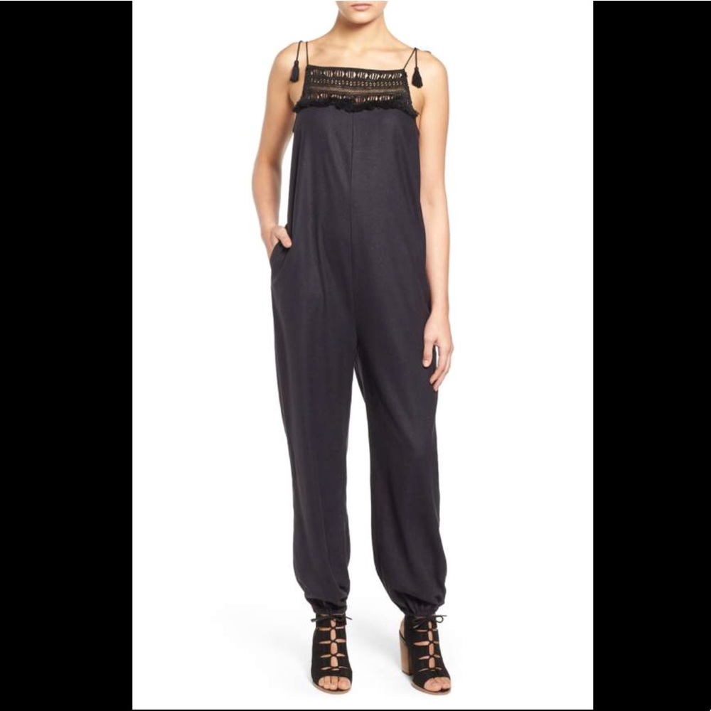 ❗️SOLD❗️Madewell Black Mirasol Jumpsuit MSRP $148 - Picture 1 of 7